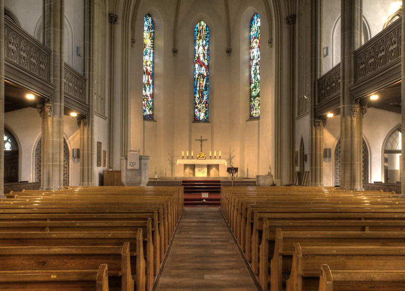 Martin Luther Kirche / Gtersloh, Foto: Michael Damkhler